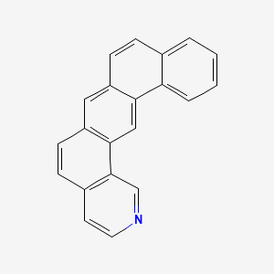 molecular formula C21H13N B14706767 Phenanthro(2,3-h)isoquinoline CAS No. 24903-46-6