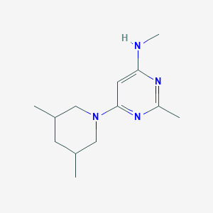 6-(3,5-dimethylpiperidin-1-yl)-N,2-dimethylpyrimidin-4-amine