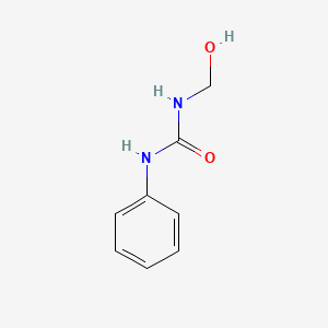 molecular formula C8H10N2O2 B14706788 N-(Hydroxymethyl)-N'-phenylurea CAS No. 20779-63-9