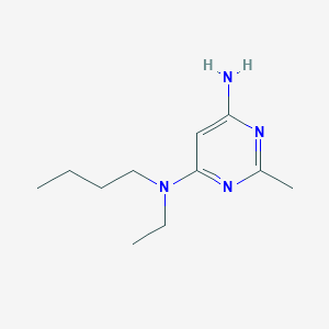 N4-butyl-N4-ethyl-2-methylpyrimidine-4,6-diamine