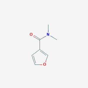 molecular formula C7H9NO2 B14706796 N,N-dimethylfuran-3-carboxamide CAS No. 14757-80-3