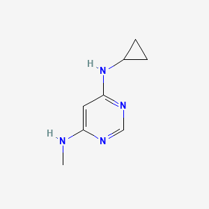 4-N-cyclopropyl-6-N-methylpyrimidine-4,6-diamine