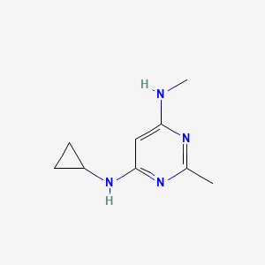 N4-cyclopropyl-N6,2-dimethylpyrimidine-4,6-diamine