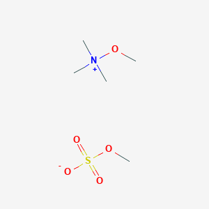 molecular formula C5H15NO5S B14706862 methoxy(trimethyl)azanium;methyl sulfate 