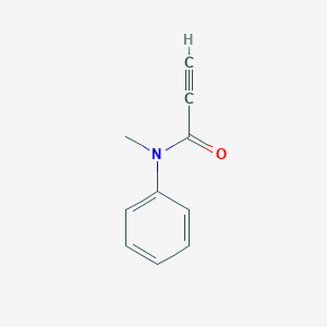 molecular formula C10H9NO B14706876 N-Methyl-N-phenylpropiolamide CAS No. 15249-31-7