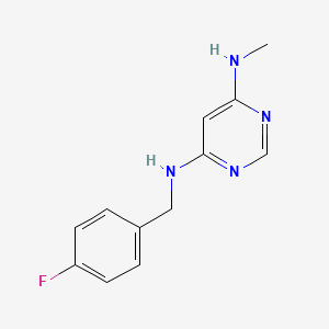 N4-(4-fluorobenzyl)-N6-methylpyrimidine-4,6-diamine