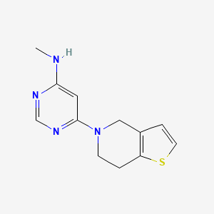 6-(6,7-dihydrothieno[3,2-c]pyridin-5(4H)-yl)-N-methylpyrimidin-4-amine