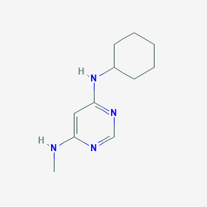 N4-cyclohexyl-N6-methylpyrimidine-4,6-diamine