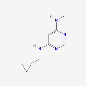 N4-(cyclopropylmethyl)-N6-methylpyrimidine-4,6-diamine