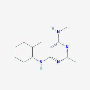 N4,2-dimethyl-N6-(2-methylcyclohexyl)pyrimidine-4,6-diamine