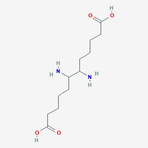 molecular formula C12H24N2O4 B14706974 6,7-Diaminododecanedioic acid CAS No. 22678-49-5