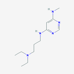 N4-(3-(diethylamino)propyl)-N6-methylpyrimidine-4,6-diamine