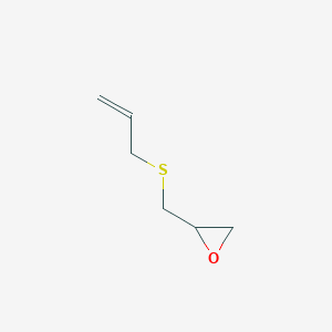 molecular formula C6H10OS B14707007 Oxirane, [(2-propenylthio)methyl]- CAS No. 24376-05-4