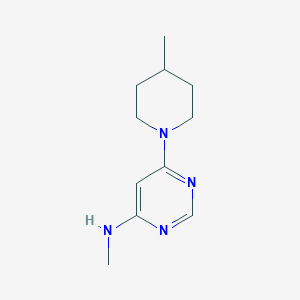 N-methyl-6-(4-methylpiperidin-1-yl)pyrimidin-4-amine