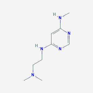 N4-(2-(dimethylamino)ethyl)-N6-methylpyrimidine-4,6-diamine