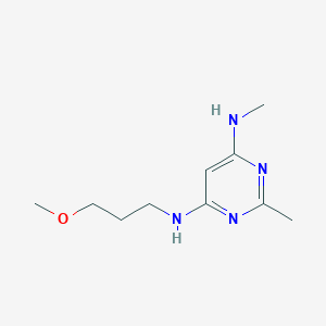 N4-(3-methoxypropyl)-N6,2-dimethylpyrimidine-4,6-diamine