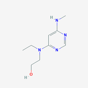 2-(Ethyl(6-(methylamino)pyrimidin-4-yl)amino)ethan-1-ol