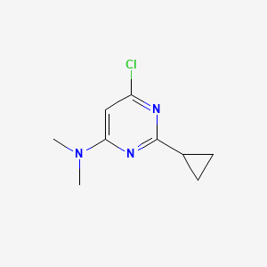 6-chloro-2-cyclopropyl-N,N-dimethylpyrimidin-4-amine