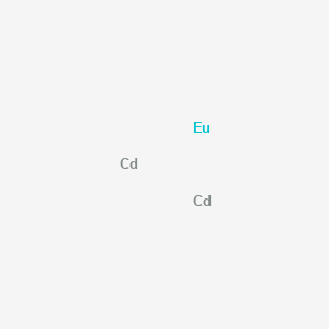molecular formula Cd2Eu B14707120 Cadmium--europium (2/1) CAS No. 12185-52-3