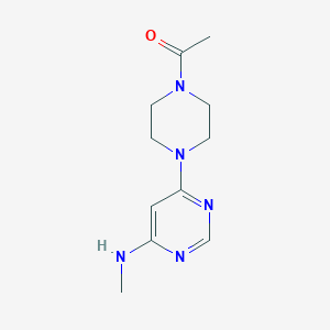 1-(4-(6-(Methylamino)pyrimidin-4-yl)piperazin-1-yl)ethan-1-one