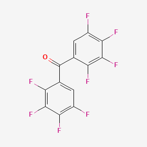 molecular formula C13H2F8O B14707174 Bis(2,3,4,5-tetrafluorophenyl)methanone CAS No. 13578-86-4