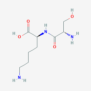 molecular formula C9H19N3O4 B14707189 L-Seryl-L-lysine CAS No. 22677-61-8