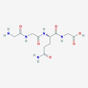 molecular formula C11H19N5O6 B14707235 Glycylglycyl-L-glutaminylglycine CAS No. 13289-23-1