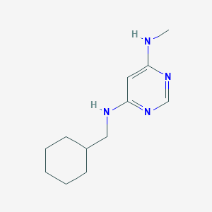molecular formula C12H20N4 B1470724 N4-(cyclohexylmethyl)-N6-methylpyrimidine-4,6-diamine CAS No. 1520498-72-9