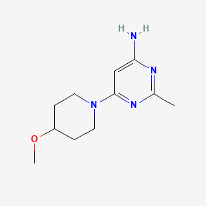 6-(4-Methoxypiperidin-1-yl)-2-methylpyrimidin-4-amine