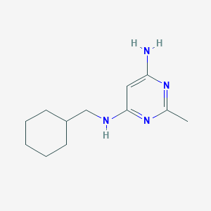 N4-(cyclohexylmethyl)-2-methylpyrimidine-4,6-diamine