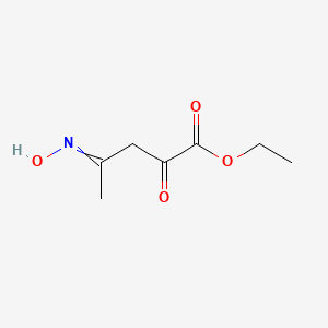 molecular formula C7H11NO4 B14707317 Ethyl 4-(hydroxyimino)-2-oxopentanoate CAS No. 13081-00-0