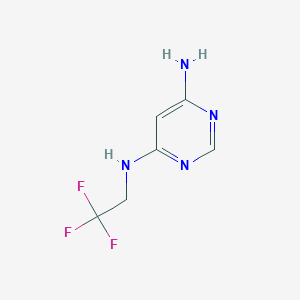 N4-(2,2,2-trifluoroethyl)pyrimidine-4,6-diamine