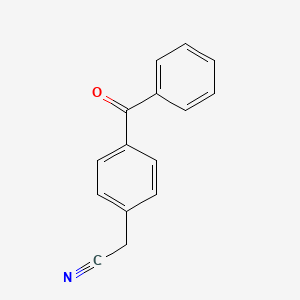 molecular formula C15H11NO B14707348 (4-Benzoylphenyl)acetonitrile CAS No. 21192-61-0