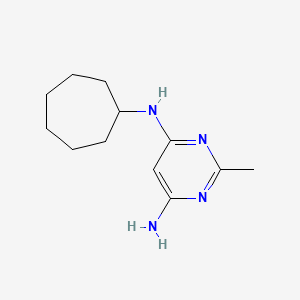 N4-cycloheptyl-2-methylpyrimidine-4,6-diamine