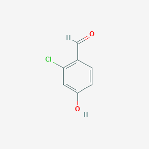 molecular formula C7H5ClO2 B147074 2-Chloro-4-hydroxybenzaldehyde CAS No. 56962-11-9