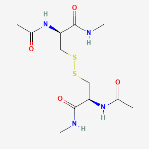 molecular formula C12H22N4O4S2 B14707414 N,N'-Diacetyl-L-cystine bis(methylamide) CAS No. 13028-62-1