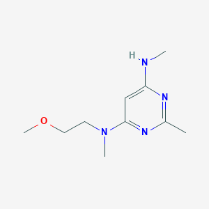 N4-(2-methoxyethyl)-N4,N6,2-trimethylpyrimidine-4,6-diamine