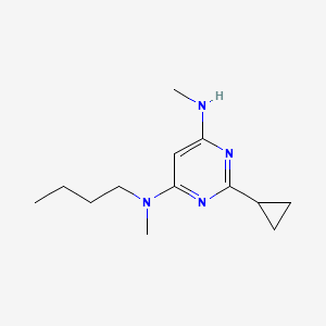 N4-butyl-2-cyclopropyl-N4,N6-dimethylpyrimidine-4,6-diamine