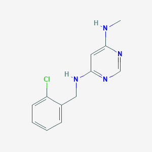 N4-(2-chlorobenzyl)-N6-methylpyrimidine-4,6-diamine