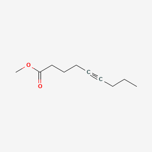 molecular formula C10H16O2 B14707623 Methyl non-5-ynoate CAS No. 20731-16-2