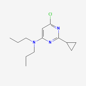 6-chloro-2-cyclopropyl-N,N-dipropylpyrimidin-4-amine