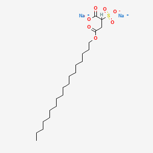 molecular formula C22H40Na2O7S B14707728 Disodium 4-stearyl sulfosuccinate CAS No. 26446-37-7