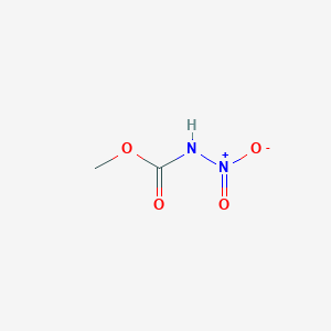 molecular formula C2H4N2O4 B14707782 Methyl nitrocarbamate CAS No. 14442-53-6