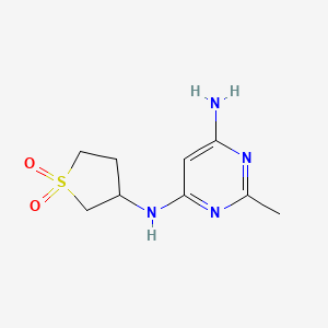 3-((6-Amino-2-methylpyrimidin-4-yl)amino)tetrahydrothiophene 1,1-dioxide