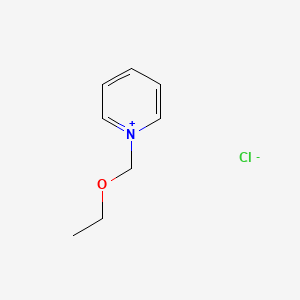 molecular formula C8H12ClNO B14707858 1-(Ethoxymethyl)pyridin-1-ium chloride CAS No. 21379-36-2