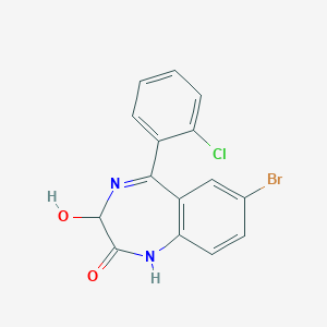 molecular formula C15H10BrClN2O2 B147079 3-Hydroxyphenazepam CAS No. 70030-11-4