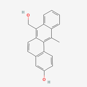 molecular formula C20H16O2 B14707902 Benz(a)anthracene-7-methanol, 3-hydroyx-12-methyl- CAS No. 18787-76-3