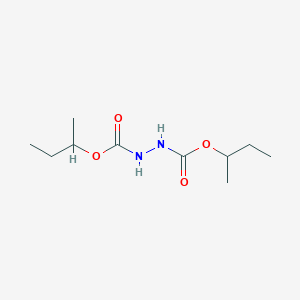 molecular formula C10H20N2O4 B14708052 Dibutan-2-yl hydrazine-1,2-dicarboxylate CAS No. 24460-78-4