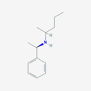 molecular formula C13H21N B1470811 (pentan-2-yl)[(1R)-1-phenylethyl]amine CAS No. 1568434-54-7