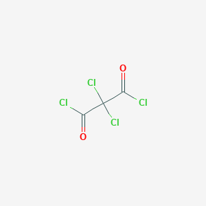 molecular formula C3Cl4O2 B14708121 Propanedioyl dichloride, dichloro- CAS No. 18342-54-6